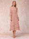 Sheath/Column Scoop Sleeveless Mother of the Bride Dresses with Ruched & Jacket