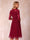 A-Line/Princess Sheer Neck Half Sleeves Short Wedding Guest Dresses with Appliques