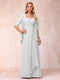 A-Line/Princess Sleeveless Mother of the Bride Dresses With Ruffles & Jacket