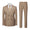 Tailored Fit Double Breasted Six-buttons 2 Pieces Striped Men's Wedding Suits