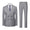 Tailored Fit Double Breasted Six-buttons 2 Pieces Striped Men's Wedding Suits
