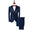 Tailored Fit Single Breasted One-button 3 Pieces Solid Colored Men's Wedding Suits