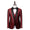 Tailored Fit Single Breasted One-button 3 Pieces Printed Men's Prom Party Suits