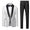 Tailored Fit Single Breasted One-button 3 Pieces Printed Men's Prom Party Suits