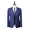 Tailored Fit Single Breasted One-button 3 Pieces Plaid Men's Wedding Suits