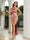 Sheath/Column One-Shoulder Women's Dresses with Split Side