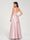 A-Line/Princess Satin V-Neck Sleeveless Floor-Length With Pockets Bridesmaid Dresses