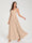 A-Line/Princess Chiffon V-Neck Sleeveless With Pleats Floor-Length Lace Up Bridesmaid Dresses