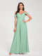 A-Line/Princess Chiffon Spaghetti Straps Off-the-Shoulder Sleeveless Floor-Length Split Side Bridesmaid Dresses