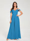 A-Line/Princess Chiffon Spaghetti Straps Off-the-Shoulder Sleeveless Floor-Length Split Side Bridesmaid Dresses