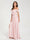 A-Line/Princess Chiffon Off-the-Shoulder Sleeveless Floor-Length Split Side With Belt Bridesmaid Dresses