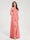 A-Line/Princess Chiffon Off-the-Shoulder Sleeveless Floor-Length Split Side With Belt Bridesmaid Dresses