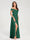 A-Line/Princess Chiffon Off-the-Shoulder Sleeveless Floor-Length Split Side With Belt Bridesmaid Dresses