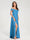 A-Line/Princess Chiffon Off-the-Shoulder Sleeveless Floor-Length Split Side With Belt Bridesmaid Dresses
