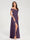 A-Line/Princess Chiffon Off-the-Shoulder Sleeveless Floor-Length Split Side With Belt Bridesmaid Dresses