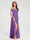 A-Line/Princess Chiffon Off-the-Shoulder Sleeveless Floor-Length Split Side With Belt Bridesmaid Dresses