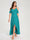 A-Line/Princess Chiffon Spaghetti Straps V-Neck Short Sleeves With Ruffles Asymmetrical Bridesmaid Dresses