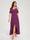 A-Line/Princess Chiffon Spaghetti Straps V-Neck Short Sleeves With Ruffles Asymmetrical Bridesmaid Dresses