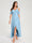 A-Line/Princess Chiffon Spaghetti Straps V-Neck Short Sleeves With Ruffles Asymmetrical Bridesmaid Dresses