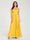 A-Line/Princess Chiffon Spaghetti Straps Short Sleeves Floor-Length With Pleats Bridesmaid Dresses