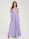 A-Line/Princess Chiffon Spaghetti Straps Short Sleeves Floor-Length With Pleats Bridesmaid Dresses
