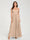 A-Line/Princess Chiffon Spaghetti Straps Short Sleeves Floor-Length With Pleats Bridesmaid Dresses