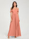 A-Line/Princess Chiffon Spaghetti Straps Short Sleeves Floor-Length With Pleats Bridesmaid Dresses