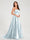 A-Line/Princess Spaghetti Straps Sleeveless Floor-Length Split Side Backless Bridesmaid Dresses