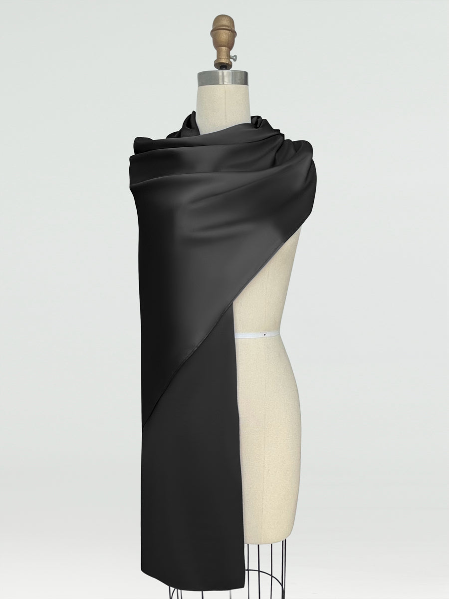 (18x89in.) Silk Satin Shawls &amp; Wraps for Women
