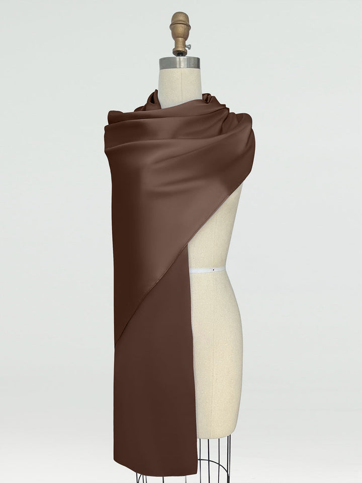 (18x89in.) Silk Satin Shawls &amp; Wraps for Women
