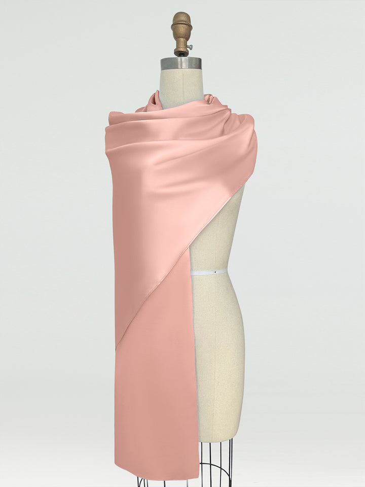(18x89in.) Silk Satin Shawls &amp; Wraps for Women