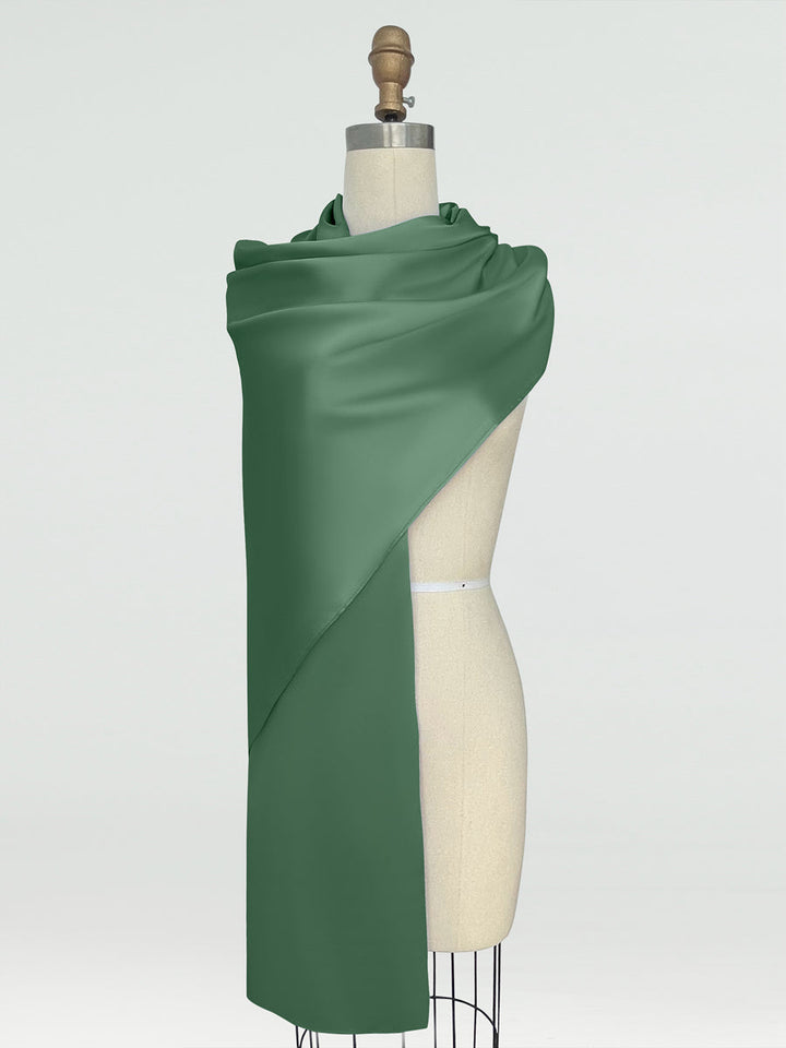 (18x89in.) Silk Satin Shawls &amp; Wraps for Women