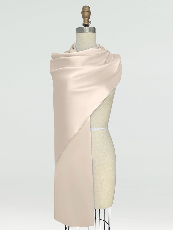 (18x89in.) Silk Satin Shawls &amp; Wraps for Women