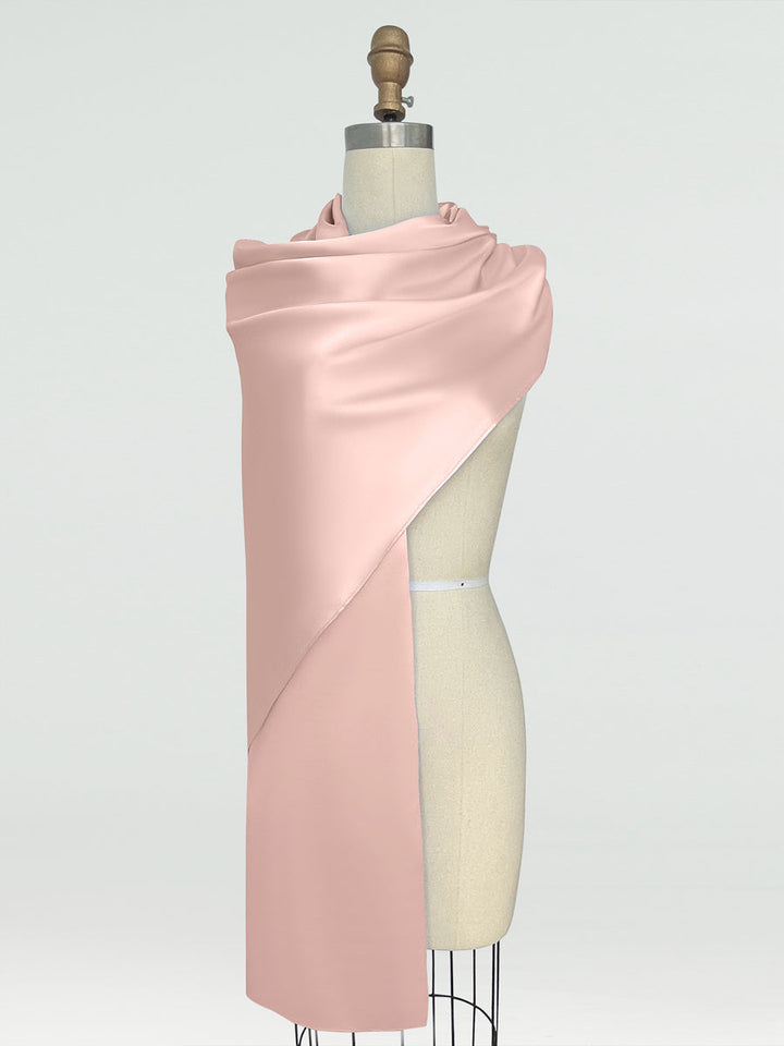 (18x89in.) Silk Satin Shawls &amp; Wraps for Women
