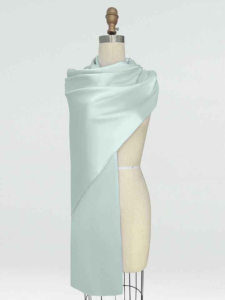 (18x89in.) Silk Satin Shawls &amp; Wraps for Women