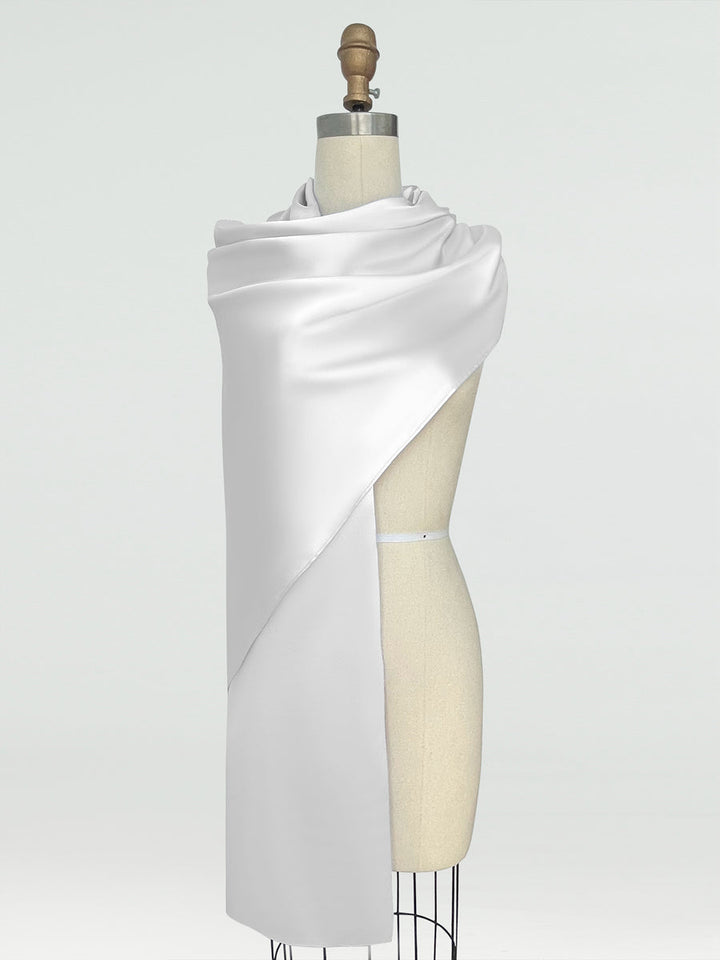(18x89in.) Silk Satin Shawls &amp; Wraps for Women