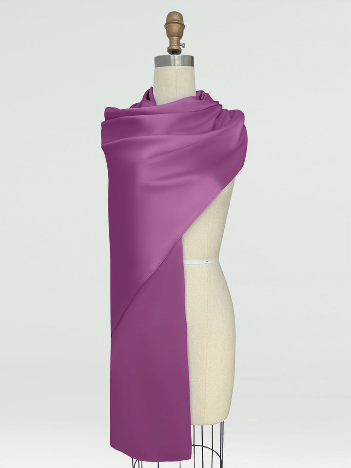 (18x89in.) Silk Satin Shawls &amp; Wraps for Women
