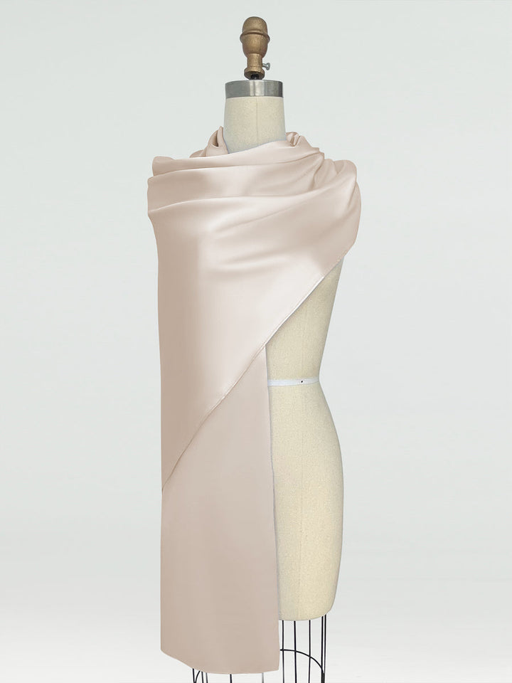 (18x89in.) Silk Satin Shawls &amp; Wraps for Women