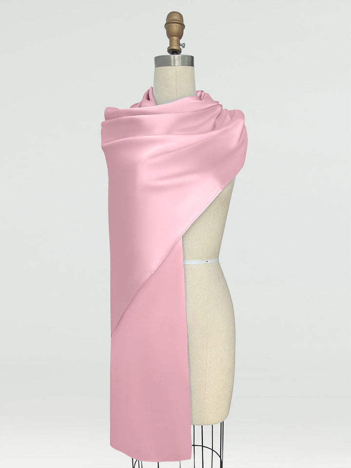 (18x89in.) Silk Satin Shawls &amp; Wraps for Women