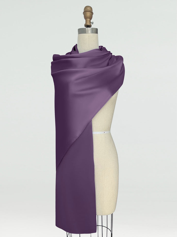 (18x89in.) Silk Satin Shawls &amp; Wraps for Women