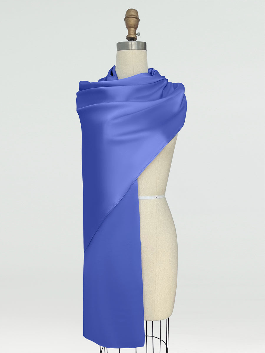 (18x89in.) Silk Satin Shawls &amp; Wraps for Women