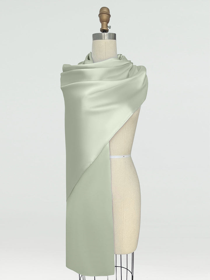 (18x89in.) Silk Satin Shawls &amp; Wraps for Women