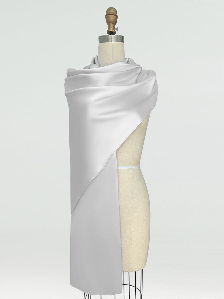 (18x89in.) Silk Satin Shawls &amp; Wraps for Women