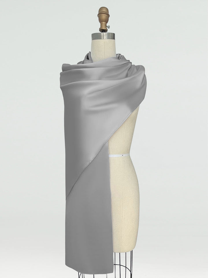 (18x89in.) Silk Satin Shawls &amp; Wraps for Women