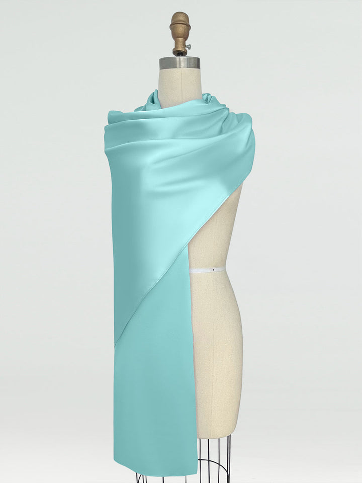 (18x89in.) Silk Satin Shawls &amp; Wraps for Women