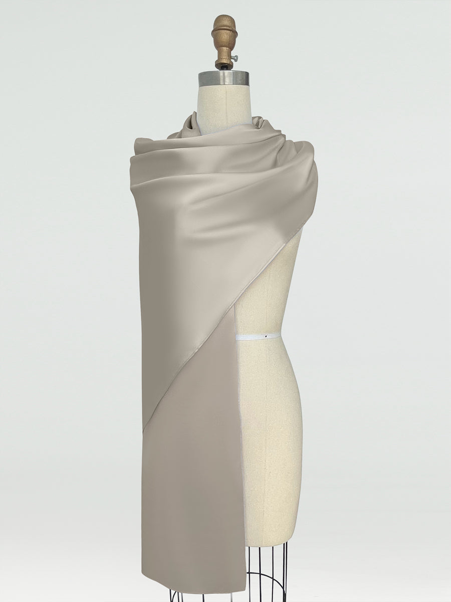 (18x89in.) Silk Satin Shawls &amp; Wraps for Women