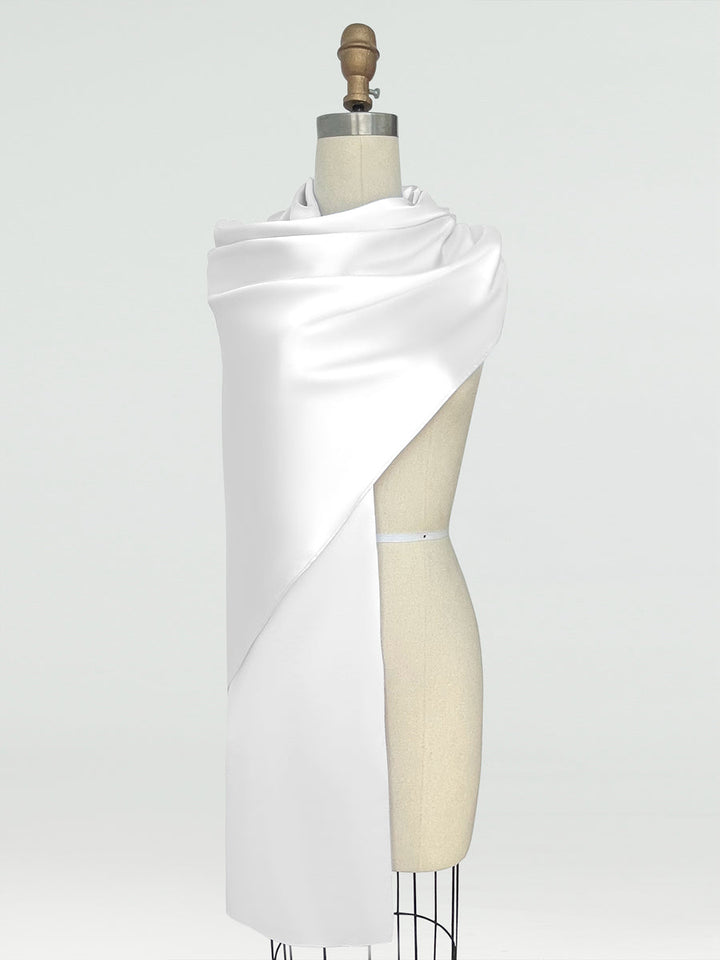 (18x89in.) Silk Satin Shawls &amp; Wraps for Women