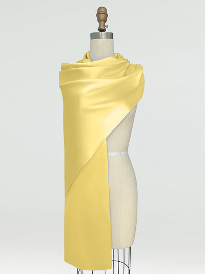 (18x89in.) Silk Satin Shawls & Wraps for Women