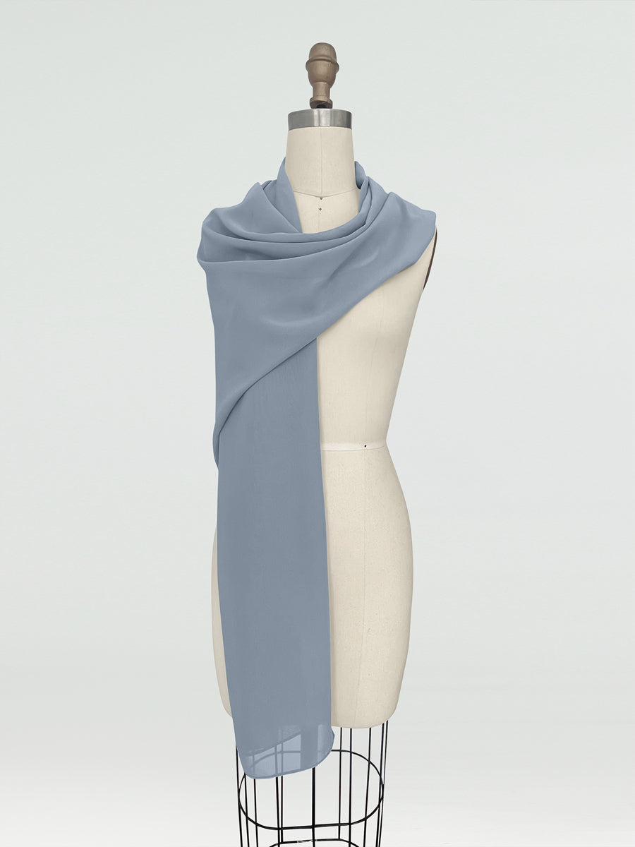 (18x89in.) Chiffon Shawls &amp; Wraps for Women