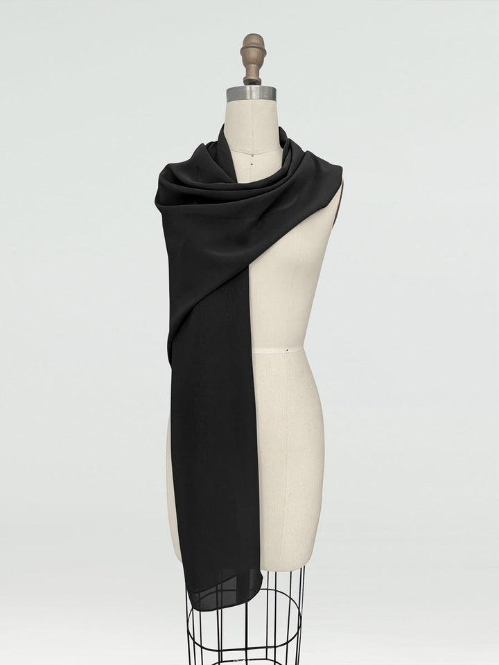 (18x89in.) Chiffon Shawls &amp; Wraps for Women